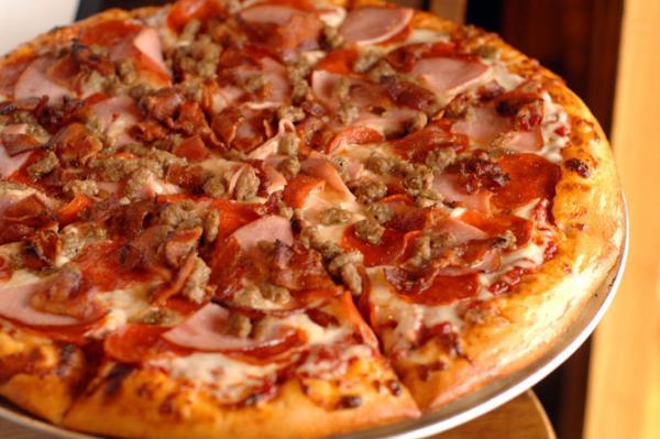 Meat Lovers Pizza · Pepperoni, ham, sausage, meatball and bacon bits.
