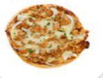 BBQ Chicken Pizza · Chicken, cilantro, red onion, BBQ sauce and mozzarella cheese.