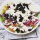 Sicilian Salad · Romaine Lettuce, tomato, Black Olives, cucumber, Red onion and Feta Cheese.