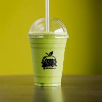 Green Tropical Breeze Smoothie · Spinach, mango, banana, pineapple and ginger.