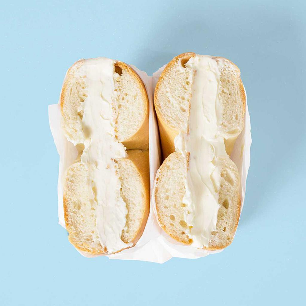 Bagel with Cream Cheese · Plain bagel with plain cream cheese.