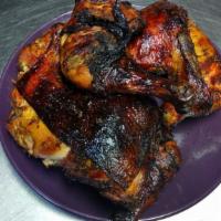 1a. Charcoal Jerk Dark Meat Chicken · A mixture of herbs, spices, and seasonings