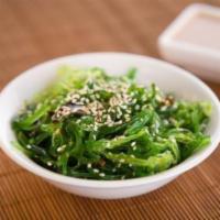  Seaweed Salad · Assorted seaweed and cucumber.