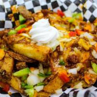 Chili Cheese Thick Cut Fries · 