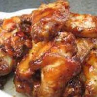 Sauteed Sweet Onion Honey Buffalo Tenders  or Wings  · Sauteed with BBQ sauce, Buffalo sauce, fried onions and honey. Served with a choice of one s...