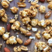 Whole Lot of Nuts Popcorn · Bogeyman's caramel and added roasted almonds and plump peanuts to create an additively sweet...