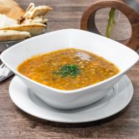 Greek Lentils Soup · Savory legume soup. 