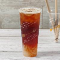 Lychee on Lychee  · Lychee black tea with lychee jelly.