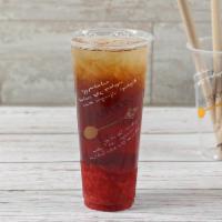 Strawberry Sangria  · Signature strawberry with premium black tea. Ice level cannot be adjusted.