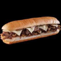 Original Philly Cheesesteak · Philly steak with grilled onions and melted Swiss American cheese.