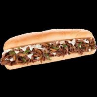 Classic Cheesesteak Steak ·  Philly steak with grilled onions, sauteed mushrooms and green peppers with melted Swiss Ame...