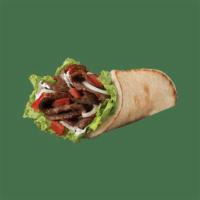 Gyros Pita · With lettuce, tomatoes, onion, and our own tzatziki sauce on a grilled pita.