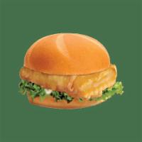 Fish Sandwich · Arthur treacher’s batter-dipped fish. Served with lettuce and tartar sauce on a freshly bake...