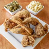 Fried Chicken Wings · 4 pieces of soul satisfying seasoned to perfection crispy chicken wings. 
