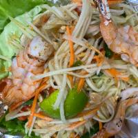 Grilled Shrimp Papaya Salad · 
