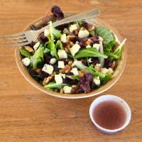 Bleu Mountain Salad · Mixed greens with dried cranberries, walnuts and bleu cheese crumbles (raspberry vinaigrette...