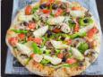 Veggie Lovers Pizza · Mushroom, black olives, green peppers, onion, cheese, and tomato sauce.