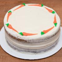 Carrot Cake · A heavenly carrot cake made with freshly grated carrots, crushed pineapple, and coconut mixe...