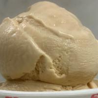 Salted Caramel Ice Cream · Rich caramel ice cream with a touch of sea salt.