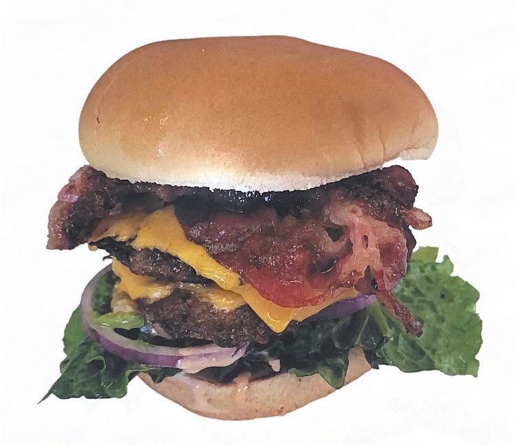 Double Bacon Combo · Comes with bacon, 1000 island sauce lettuce, sliced tomato, pickle and slide onion.
