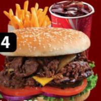 4. Boolkogiburger Combo · Include drink and french fries.