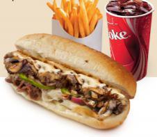 Boolkogi Philly Cheesesteak Combo · Served with french fries and choice of drink.