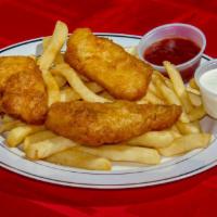 3 Piece Fish with Fries  · 