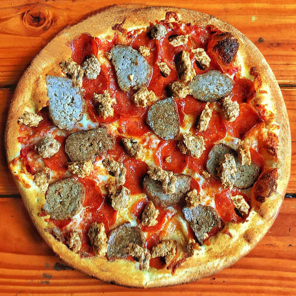 Meat Lovers Pizza · Pepperoni, sausage and ham.