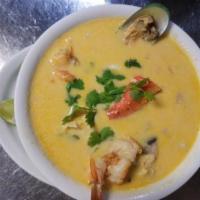7 Mares Mariscada · Exotic soup with 7 types of fresh seafood