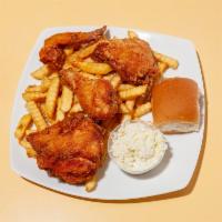 4 Piece Chicken Meal · Breast, thigh, leg and wing.