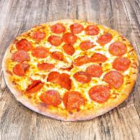 Pepperoni Lovers Pizza · Mozzarella cheese and pepperoni.