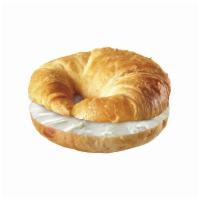 B17. Plain Croissant and Cream Cheese · A flaky French pastry.
