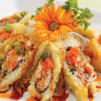 Crazy Las Vegas Roll · If you love fried food and spicy crab, you're in for a treat! We deep-fry a spicy crab meat,...