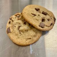 2 Chocolate Chip Cookies · From the recipe on the chocolate chip bag.