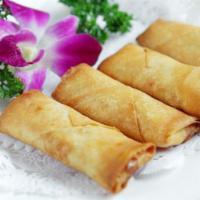 Vegetable Egg Roll · 2 pieces.