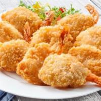  Fried Butterfly Shrimp(8pcs) · Served with Sweet & Chill Sauce 