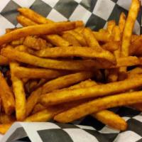 Cajun Fries · Cajun battered fries.