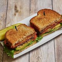  BLTA Sandwich · Bacon, lettuce, tomato, avocado and mayo on 9-grain bread.