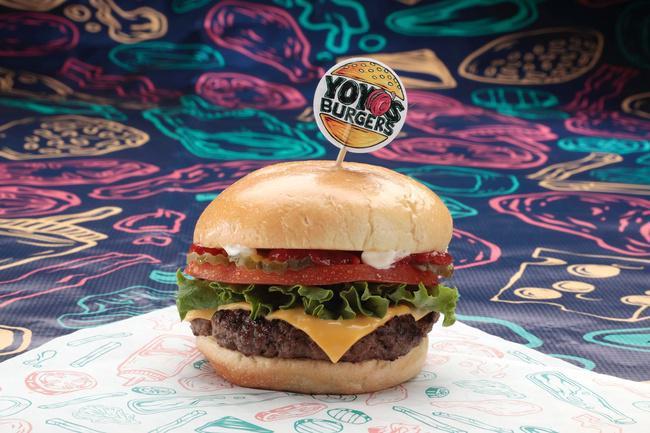 The OG · 6 oz Angus beef patty, Lettuce, Tomatoes, Pickles, American yellow cheese, Ketchup and Mayonnaise