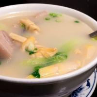 Salted Pork and Bamboo Shoot Soup · 上海腌笃鲜 Salted Pork and Bamboo Shoot Soup