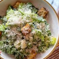 Caesar Salad · Romaine, foccacia croutons, parmigiano