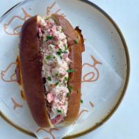 Lobster Roll · Maine lobster, sriracha mayo, toasted butter bun. Just sandwich 