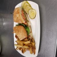 BLT Sandwich · Bacon, lettuce, and tomato. 