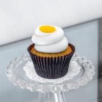 Lemoncello · Lemon cake with a lemon curd filling; topped with a lemon cream cheese icing. 