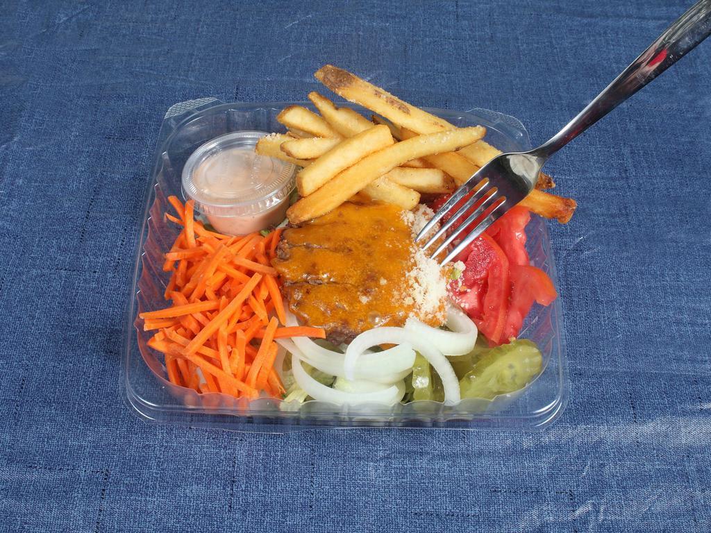 Hot Mess Burgers · Chicken · Dinner · Hamburgers · Lunch · Sandwiches
