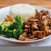 1. Chicken Teriyaki  · Served with Steamed Rice and Mixed Vegetables.