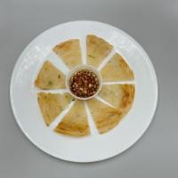 10. Scallion Pancake葱油饼 · With special dumpling sauce