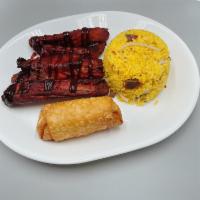 C16. BBQ Rib Combo Platter排骨 · Meat that has been broiled or roasted. 