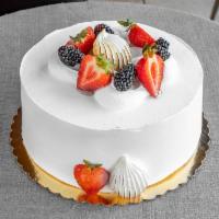  Tres Leches Cake · Moist vanilla sponge cake soaked in a creamy blend of 3 types of milk: condensed milk, evapo...