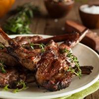 4 Piece Rosemary Grilled Lamb Chops 烤羊排 · 